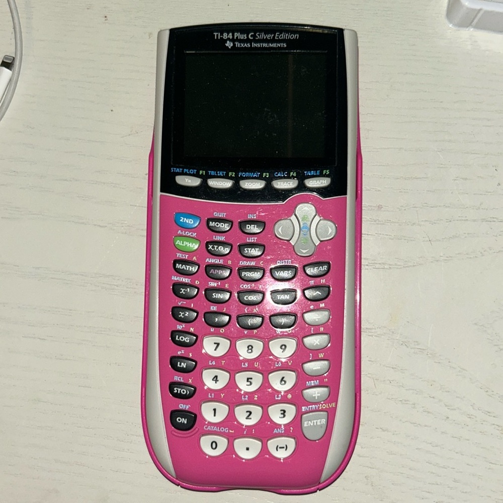 Texas Instruments TI-84 Plus C Silver Edition Pink Calculator